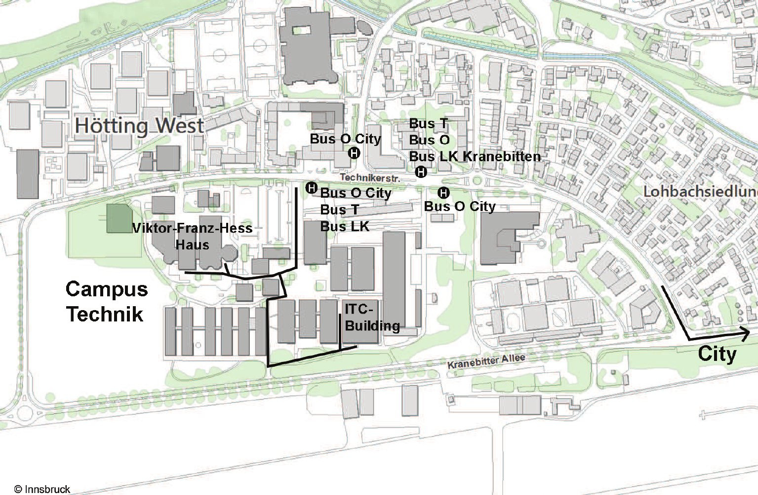 map inkl bus