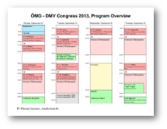 oemg dmv 2013 timetable overview